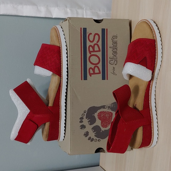 Bobs From Skechers Desert Kiss Sandals Size 9W New in Box - Picture 2 of 8